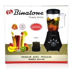 Blender Mixeur BLG-460 Binatone 1.5L, 350W Noir Garantie 3 Mois