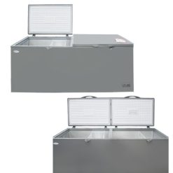 Alternative view of Congélateur Coffre Double Battant Côte à Côte FIABTEC #CO65XX2P Gris 650L Garantie 6 Mois