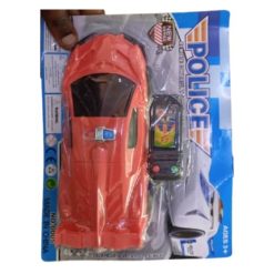Voiture de Police Télécommandée Rouge
