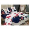 Ensemble de Drap de Lit avec Motifs Papillons 3 Places