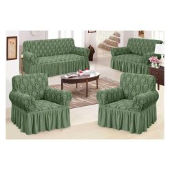 Ensemble Housse de Canapé Vert 7 Places
