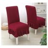 Housses pour Chaises de Salle à Manger Rouge 6 Places