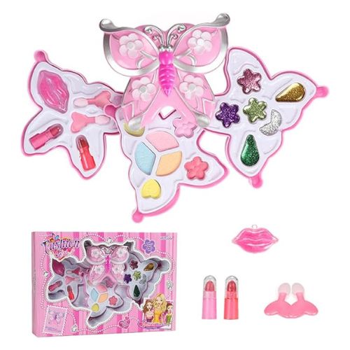 Kit de Maquillage pour Filles Make-Up Fashion Rose