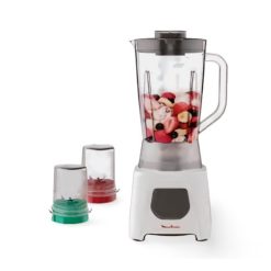 Mixeur Blender LM2B3110 Moulinex 1,5L, Blanc 3 Bols, 450W Garantie: 3 Mois