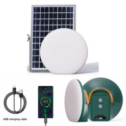 SEM Lampe solaire portable 1200 Lumens / 8W Panneau solaire, 7500mAh Batterie, Modèle SEM-100, Garantie 12 mois