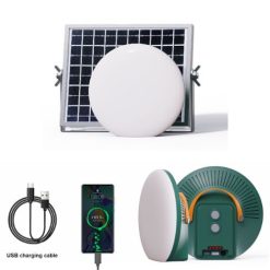 SEM Lampe solaire portable 600 Lumens / 6W Panneau solaire, 5000mAh Batterie, Modèle SEM-50, Garantie 12 mois