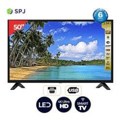 Smart TV Television SPJ 4KS50BL3200V, 55 Pouce Garantie 6 Mois
