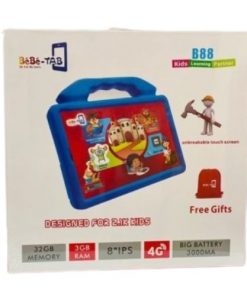 Tablette Educative Atouch B88, Ecran 8 Pouce, 3GB/32GB, Etui Antichoc et Sac à Dos Offert Bleu