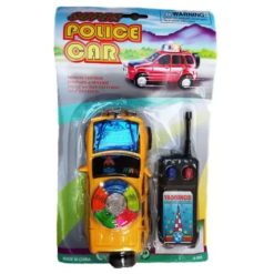 Voiture de Police Télécommandée BMW Jaune