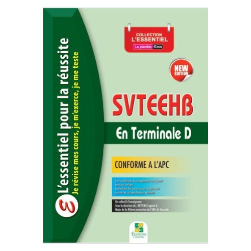 Livre de SVTEEHB en Classe de Terminale D