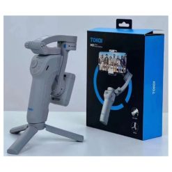 Alternative view of Stabilisateur de Téléphone Portable TOKQI M01 avec Lumière de Remplissage