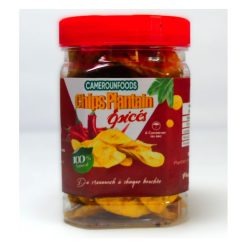 Bocal de Chips de Plantain Mûr Epicé 100g