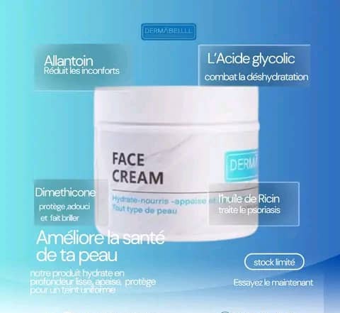 Masque Facial hydratant, Dermabell By RAM 180g