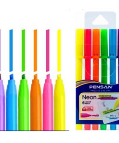 PENSAN Marqueur NEON HIGHLIGHTER 6 couleurs
