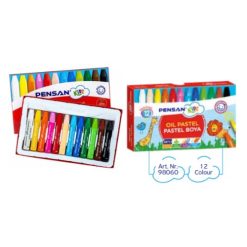 PENSAN Stylo à fibre PASTEL OIL 12 couleurs