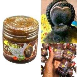 Huile de Cheveux Crystal pour cheveux et barbes touffus Homme, Femme et Enfant 100g