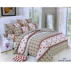 Ensemble 2 Draps de lit + 2 Taies d'Oreiller pour 2 places