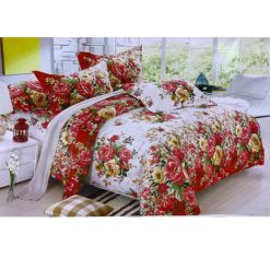 Ensemble 2 Draps de lit + 2 Taies d'Oreiller pour 2 places