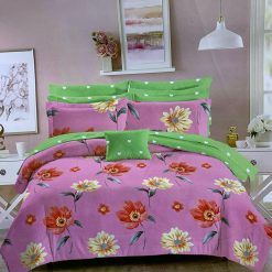 Ensemble 2 Draps de lit + 2 Taies d'Oreiller pour 2 places