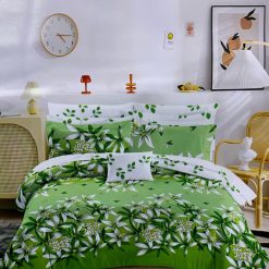 Ensemble 2 Draps de lit + 2 Taies d'Oreiller pour 2 places