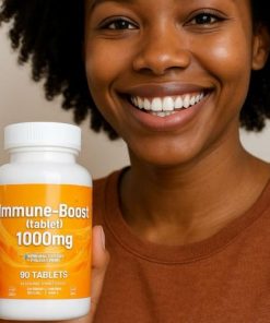 Complément Alimentaire Immune-Boost + Vit C + Magnésium Wellness Clinies, 90 Comprimés 1000mg