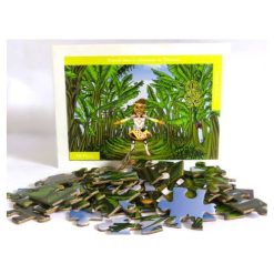 Puzzle 100 Pièces Nnandi dans la Plantation de Bananes