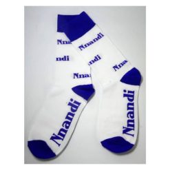 Nnandi, Paire de Chaussette Bleu