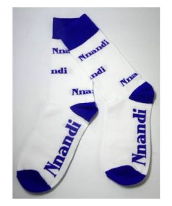 Nnandi, Paire de Chaussette Bleu