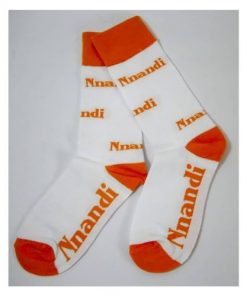 Nnandi, Paire de Chaussette Orange