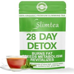 Thé Minceur 28 Days Detox Premium 100% naturel, 28 Sachets, 120g