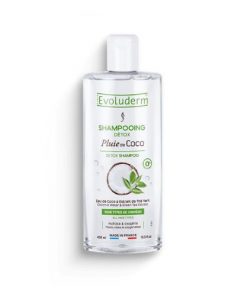 Evoluderm Shampooing Cheveux Détox Pluie de Coco 400ml
