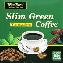 Café Vert Minceur avec Ganoderma WINS TOWN, 18 sachets, 180g