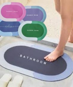 Tapis de Sortie de Bain Absorbade, Antidérapant et doux