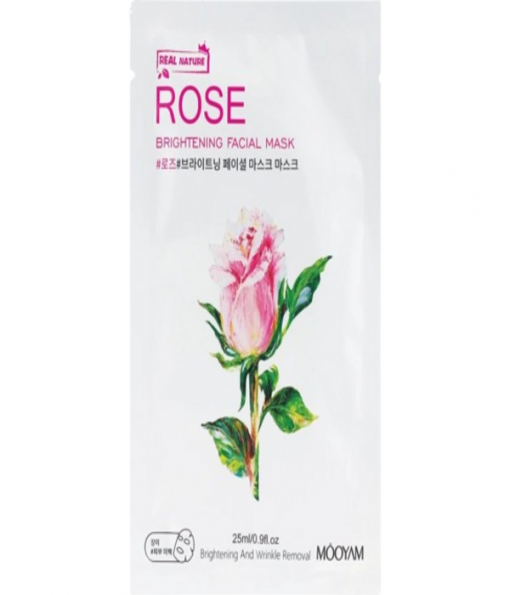 Masque Facial Éclaircissant à la Rose Mooyam 25 ml