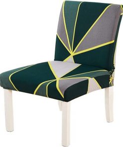 Housses de Chaise Extensibles Imprimées pour Salle à Manger 6 pièces