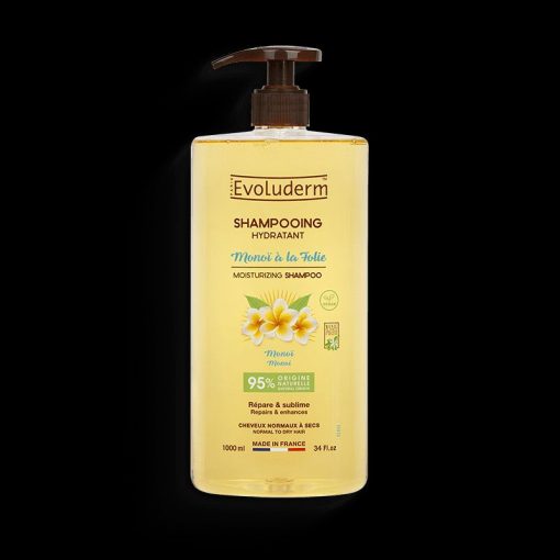 Evoluderm Shampooing Cheveux Hydratant Monoï à la Folie 1000 ml