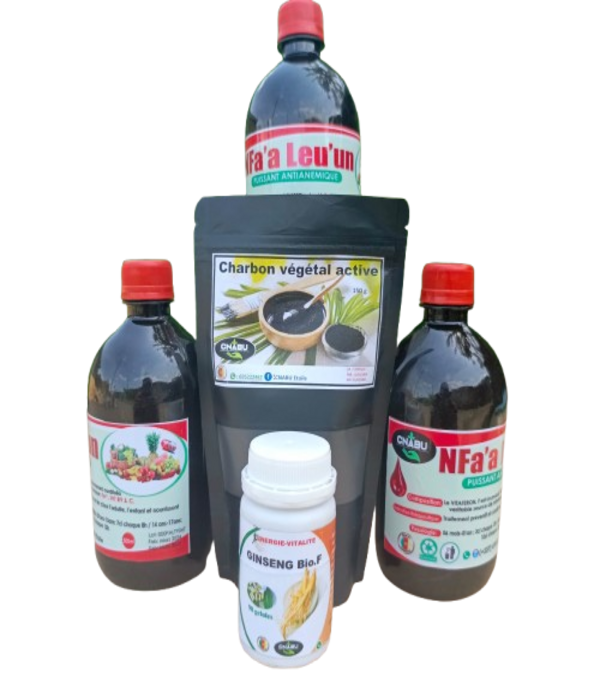 Boisson Kit Hemo-Cnabu pour le Traitement des Hémorroïdes Externes ou Internes 5 Produits