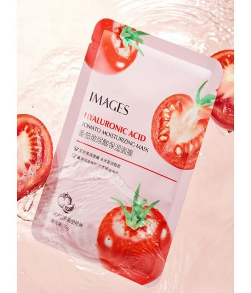 Masque Facial à l'Acide Hyaluronique et à l'Extrait de Tomate Images 25g