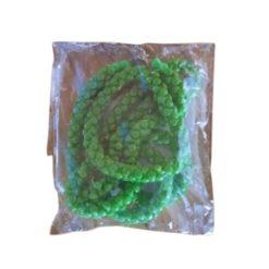 Ensemble collier et boucles D'oreille en perle vert olive KATOU