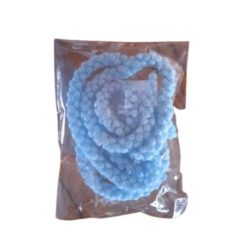 Ensemble collier et boucles D'oreille en perle bleu KATOU