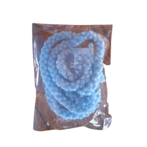 Ensemble collier et boucles D'oreille en perle bleu KATOU