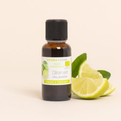 Huile Essentielle de Citron vert BIO Aroma-Zone Pour Fraîcheur, énergie & purification naturelle