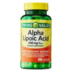 Complément Alimentaire Antioxydant ALPHA-LIPOIC ACID 100capsules 200mg