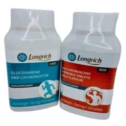 Pack de Complement Alimentaire Longrich Glucosamine Chondroïtine & Calcium Pour Soulagement Articulaire Et Soutien Immunitaire En Comprimés