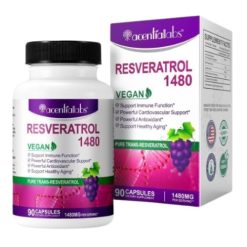 Complément Alimentaire Vegan Resveratrol 1480 Pour Soutenir Le Système Immunitaire 90 gélules