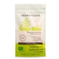 Complément Alimentaire Ginkgo Biloba Aroma-Zone Pour Booster Votre Clarté Mentale et Votre Bien-être Circulatoire 80g
