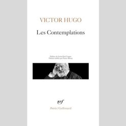 LIvre Scolaire De Poésie Les Contemplations de victor Hugo