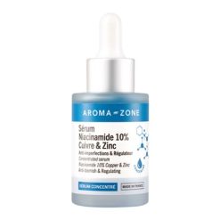 Sérum concentré Niacinamide 10%, Cuivre & Zinc anti-inperfections et regulateur AROMA-ZONE 30ml