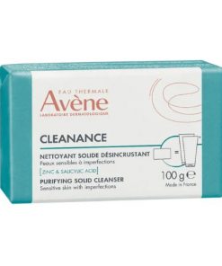 Savon nettoyant solide désincrustant Cleanance AVENE 100g