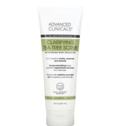 Gommage hydratant 3 en 1 à l'arbre à thé clarifiant ADVANCED CLINICALS 237ml